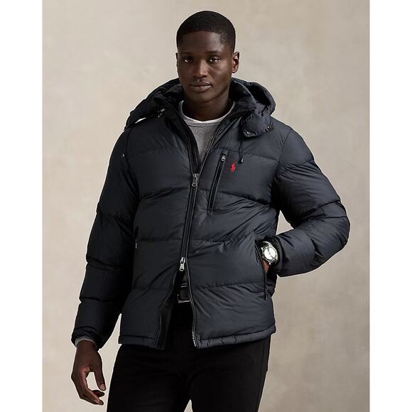 Polo Ralph Lauren Gotham Down Jacket Mens 4XL Black Puffer Quilted Hooded - Picture 10 of 10